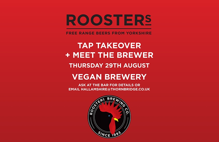 Roosters Tap Takeover & Meet the Brewer